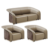 Liyu Europe Trend Office New Design Recliner Corner Sofa And Leather Recliner Sectional Modern Sofa Set Living Room Furniture