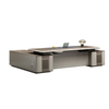 Liyu Industrial Modern Storage Cabinet Set Office Manager Computer Table Chair Office Desk with Combination