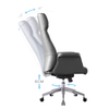 Liyu Office Furniture 360 Rotating Cheap Comfortable High Aluminium Base Executive Boss Office Pu Leather Chair