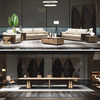 Brand New Modern Luxury Office Desk Office Furniture L Shape Design Solid Wood Boss Office Table Bureau