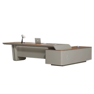 Liyu Modern Design Office L Shaped Boss CEO Director Desk Executive Desk Wooden Office Table