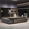 Liyu Luxury New Design Office Desks CEO Wooden Table Office Furniture Executive Desk