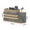 Liyu Cheap Minimalist Style Modern Extendable Furniture Office Reception Desk Counter Table