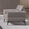 Liyu Furniture Luxury Classic Genuine Leather High End Sofa Aviation Leather Executive 3 Seat Office Small Bed Sofa