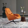 Liyu Office Furniture Soft Comfortable Metal Luxury Hotel Modern Recliner Living Room Sofa Leisure Chair