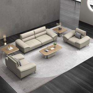 Liyu Modular Office Seating Screen Partition Small Orange Modern Leather Furniture Set Executive Sofa Supplier