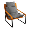 Liyu Foshan Office Furniture Factory Supplying Wholesale Modern Luxury Single Sofa Chaise Lounge Chairs