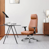 Liyu Cheap Soft Ergonomic Executive Recliner Boss Chairs Luxury PU Leather Office Furniture Manager Chair with Footrest