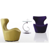 Liyu Furniture Nordic Style Modern Home Furniture Leather Shell Cafe Chair for Living Room Bedroom Sofa Chair