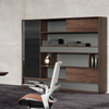 Liyu Furniture White 3 Drawer File Cabinet with Lock And Large Printer Stand with Open Storage Shelves for Home Office