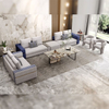 Liyu Modern Nordic Fabric Lounge Swivel Armchair Luxury Gold Metal Frame Single Sofa Chair for Living Room Furniture