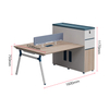 Liyu Economy Simple Design Full Service Classic Home Corner Company Work Staff Melamine MDF Table Office Computer Desk