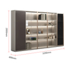 Liyu Furniture Modern Storage Custom Office Small File Cabinet Desk Office Cabinet Wooden