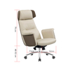 Liyu Wholesale Modern High Back Swivel Ergonomic Design Adjustable Foam Fabric Metal Material Luxury Office Chair