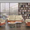 Liyu Modern Living Room Couch Upholstery Three Seats Sofas with Slip Cover Solid Wood Leg Sofa for Office Sofa Set Furnture
