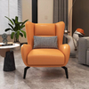 Liyu furniture Custom modern sofa chair sitting single sofa Leather arm chair Nordic living room chair
