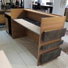 Liyu Cheap Minimalist Style Modern Extendable Furniture Office Reception Desk Counter Table