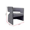 Liyu Modern Hotel Arm Upholstered Ergonomic Leisure Armchair Living Room Sofa Chairs Set Furniture for Sale