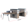 Liyu Economy Simple Design Full Service Classic Home Corner Company Work Staff Melamine MDF Table Office Computer Desk