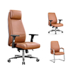 Liyu Cheap Soft Ergonomic Executive Recliner Boss Chairs Luxury PU Leather Office Furniture Manager Chair with Footrest