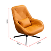 Liyu Office Furniture Soft Comfortable Metal Luxury Hotel Modern Recliner Living Room Sofa Leisure Chair