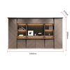 Brand New Modern Luxury Office Desk Office Furniture L Shape Design Solid Wood Boss Office Table Bureau