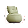 Liyu Modern Beautiful Design Living Room Furniture Couch Leather Fallow Sofa Set