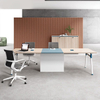 Liyu Customized office meeting Conference Table for boardroom Modern large solid wood conference desk
