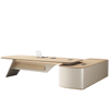 Liyu Modular Luxury Escritorio De Oficina Office Furniture L Shape Design Strong Mobilier Bureau Home Executive Boss Office Desk