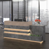 Liyu Cheap Minimalist Style Modern Extendable Furniture Office Reception Desk Counter Table