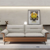 Liyu Modern Living Room Couch Upholstery Three Seats Sofas with Slip Cover Solid Wood Leg Sofa for Office Sofa Set Furnture