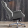 Liyu Office Furniture 360 Rotating Cheap Comfortable High Aluminium Base Executive Boss Office Pu Leather Chair