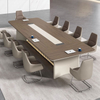 Liyu New Model Wooden Luxury Meeting Room Table Modern Office Furniture Table for Boardroom Meeting Desk