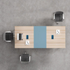 Liyu Customized office meeting Conference Table for boardroom Modern large solid wood conference desk