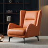 Liyu furniture Custom modern sofa chair sitting single sofa Leather arm chair Nordic living room chair