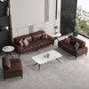 Liyu Waiting RoomVisitor Office Soft Seating Couch Upholstered Legless Sweef Black Sofa Set Furniture