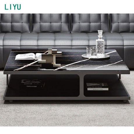 Liyu Office Furniture Italian Design Living Room Large Corner Sofa Set Minimalist Large-Sized for Villa Apartment Workshop