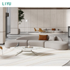 Liyu Modern Nordic Design European Style 2-Seater Office Sofa Set for Commercial Office Reception Hotels Hospitals Malls