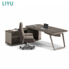 Liyu Most Popular Furniture L Shape Luxury Executive Office Modern Manage Table Desk Corner Furniture Office Desks