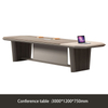 Liyu 2025 Hot Selling Elegant and Spacious Rectangular Strip Design Modern Training Conference Table Set With Office Desk Chairs