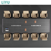 Liyu Modern Wood Large Conference Long Table Meeting Conference Desk 12 People Meeting Table