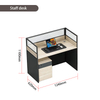Liyu Cubicles Commercial System Computer Desk Work Station Furniture Wooden Table Office Partition