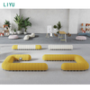 Liyu Nordic Modern Sofa Sectional Furniture Set European Design Style Fabric Cover for Office Living Room Hotels And Schools