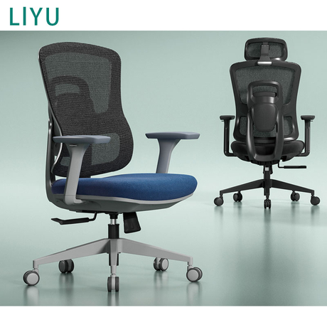Liyu Furniture Modern & Stylish Ergonomic Office Chair for Home & Office Comfortable & for Long Sitting & Leisure Training Meetings