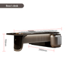 Liyu Meubles De Bureau Modern Design Office Desk Furniture L Shaped CEO Director Manager Executive Office Desk