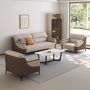 Liyu Office Top10 Best Selling Living Room Furniture Luxury Modern Couches 1+2+3 Italian Luxury White Leather Sofa Set 