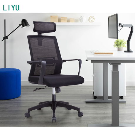 Liyu Modern ergonomic office desk chair comfortable lifting computer mesh chair
