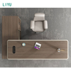 Liyu China Factory Table Design Furniture Luxury Office Boss Wooden Manager Office Desk