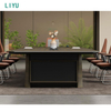 Liyu Office melamine board meeting room desk luxury office conference table office table and chair set
