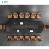 Liyu Modern Fashion Large Conference Table Long Meeting Desk for 8 10 12 People Office Meeting Room Furniture